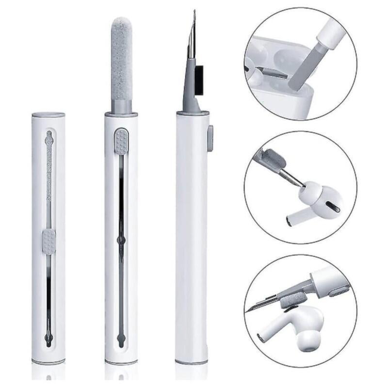 Kit De Limpieza Multifunción De Auriculares Smartphones Y Tablets 2ªgen Blanco
