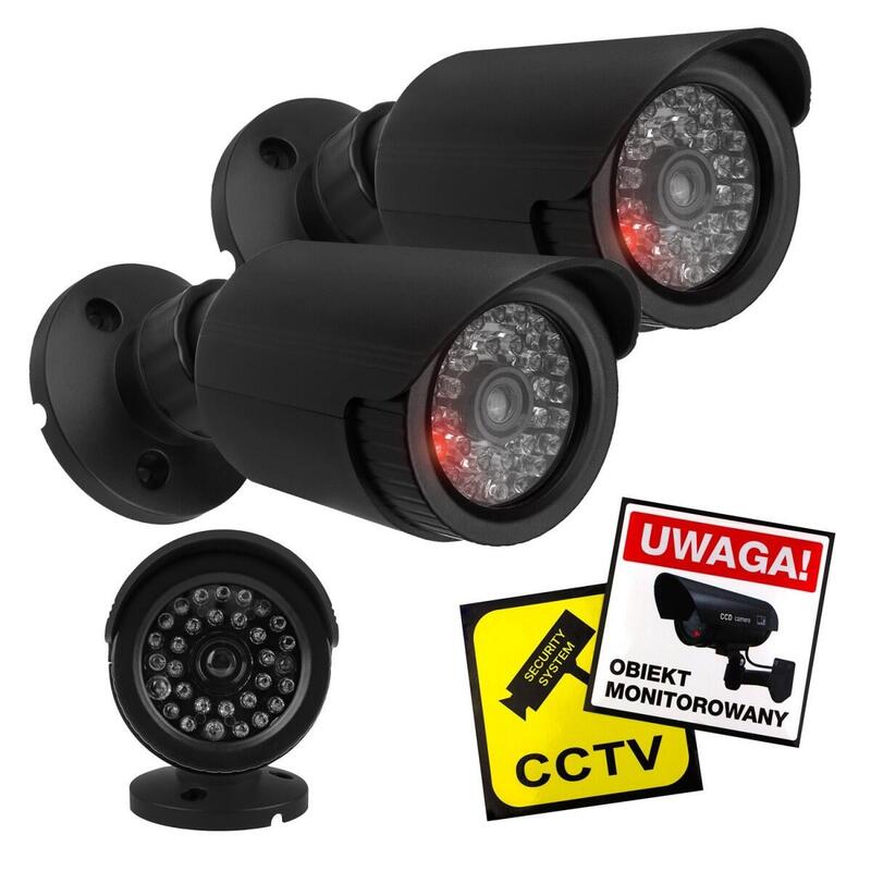 Kit Dos Atrap Kamer Tubowych Ir1800 Bt Diody Ir Led, Zasilanie 2xaa, Negro, Abs