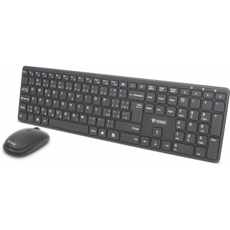 Kit Inalámbrico Teclado + Ratón Ykm 2008cs Tibe