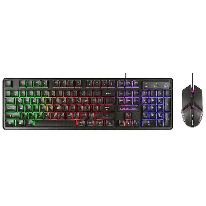 Kit Ratón Y Teclado Gamezone Boost Usb