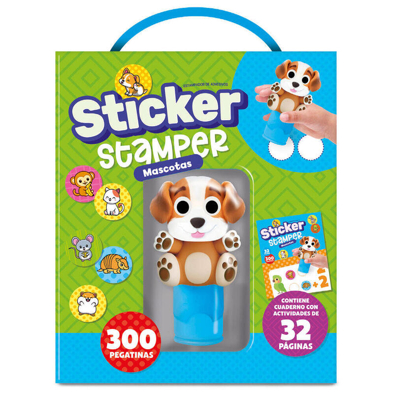 Kit Sticker Stamper Mascotas