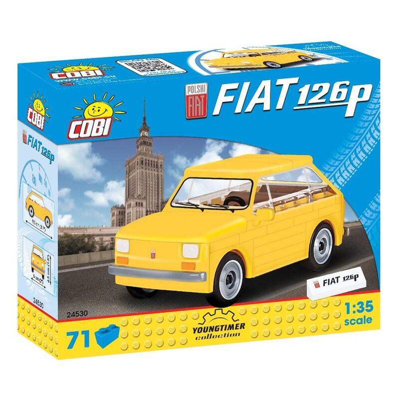 Klocki 71 Elementów Polski Fiat 126p