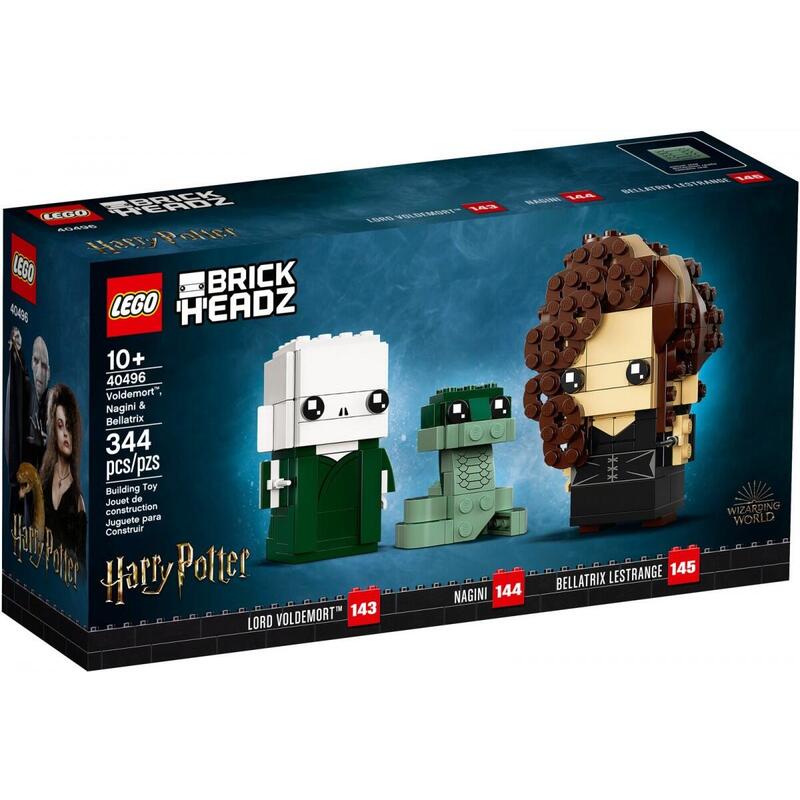 Klocki Brickheadz 40496 Voldemort, Nagini I Bellatrix