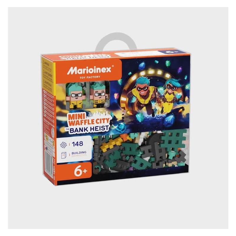 Klocki Mini Waffle - Napad Na Bank 148 Elementów