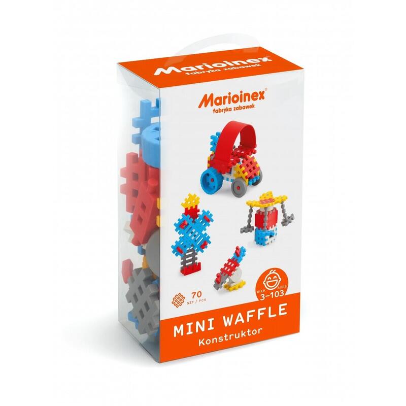 Klocki Waffle Mini 70 Sztuk Ch³opiec