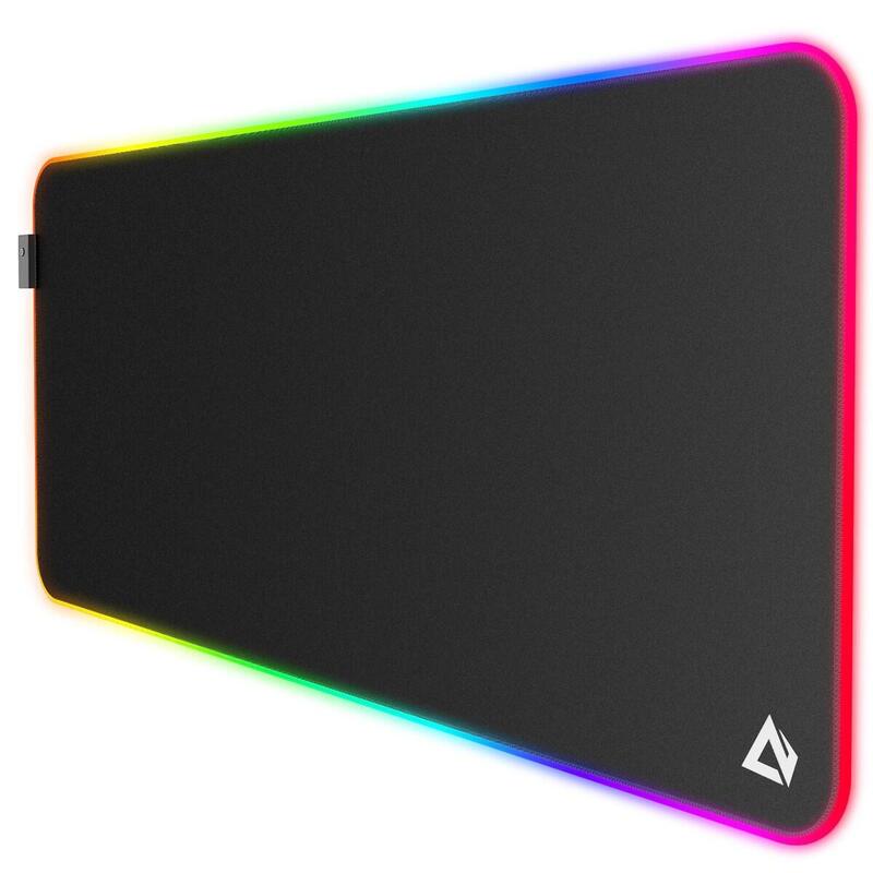 Km-P7 Rgb Alfombrilla De Ratón Y Teclado Xxl Gaming 900x400x4mm Wodoodporna Gumowany Spód Aplikacja G-Aim Control Center