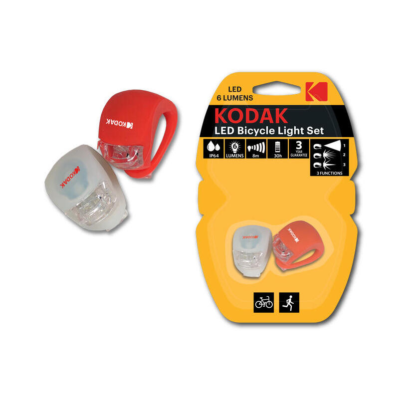 Kodak Linterna Bicicleta Bike 6lm 2 Uds