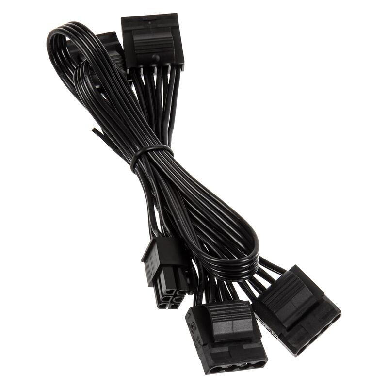 Kolink Modulares Conexión Cable Para Continuum-Netzteile 4x Molex - Negro
