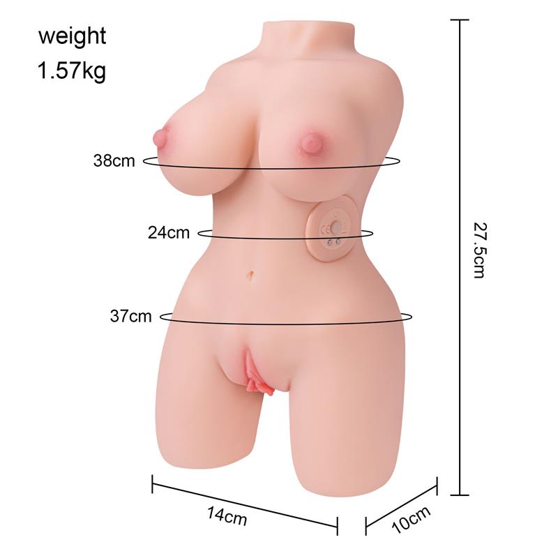 Kosey Torso Con Vibración 1.57 Kg