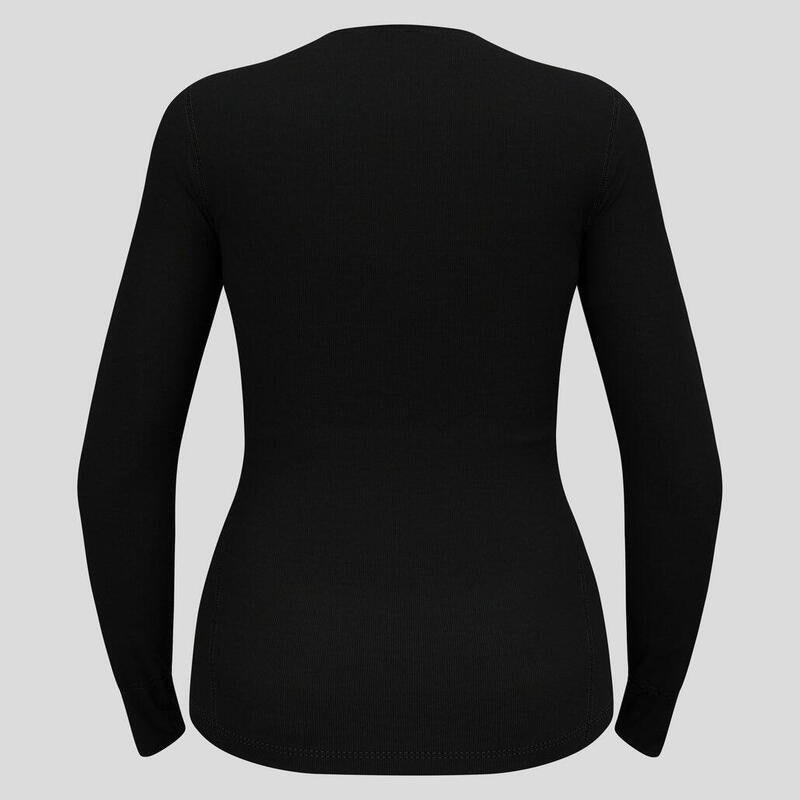 Koszulka Damska Odlo Bl Top Crew Neck L/S Active Warm Eco Roz. M Negro