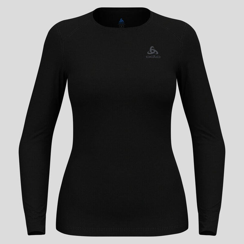 Koszulka Damska Odlo Bl Top Crew Neck L/S Active Warm Eco Roz. S Negro