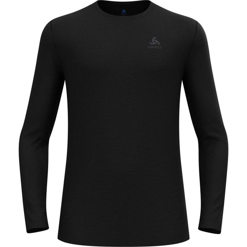 Koszulka Meska Odlo Merino 160 Bl Top Crew Neck L/S Roz. M Negro