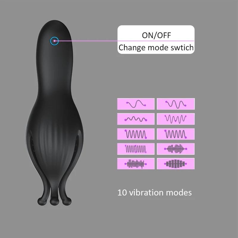Krone Copa Masturbadora Para El Pene Silicona Usb