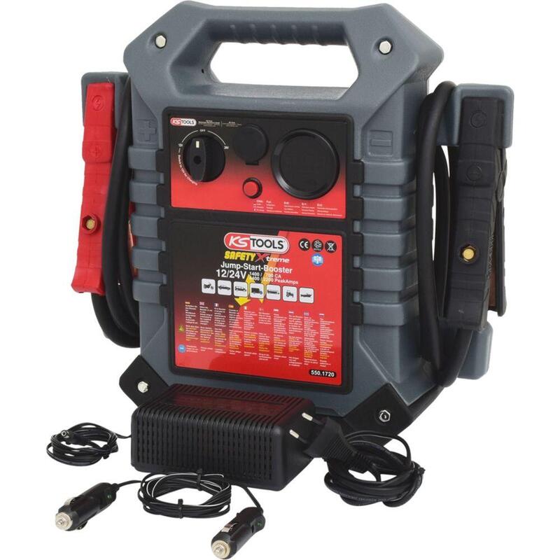 Ks Tools 12v/24v Bat.-Booster Mobiles Starthilfegerät 1400 A