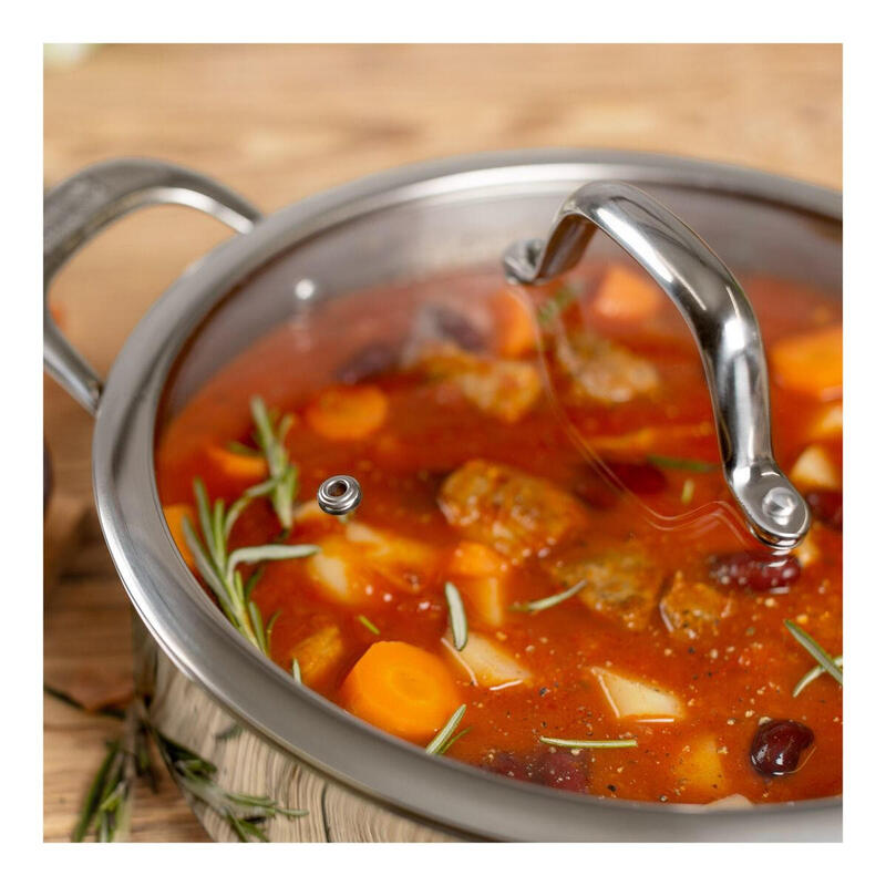 Kuhn Rikon Allround Servierpfanne Unbeschichtet 5.0 L Ø 28 Cm