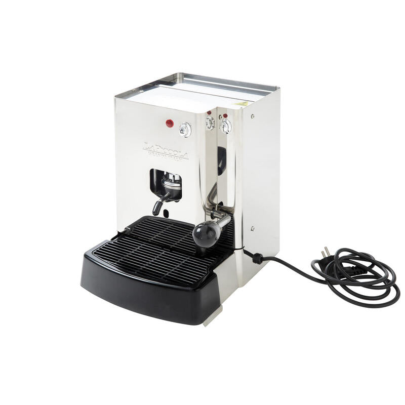 La Piccola Cafetera Espresso Para Ese-Pads Sara Classic Acero Inoxidable