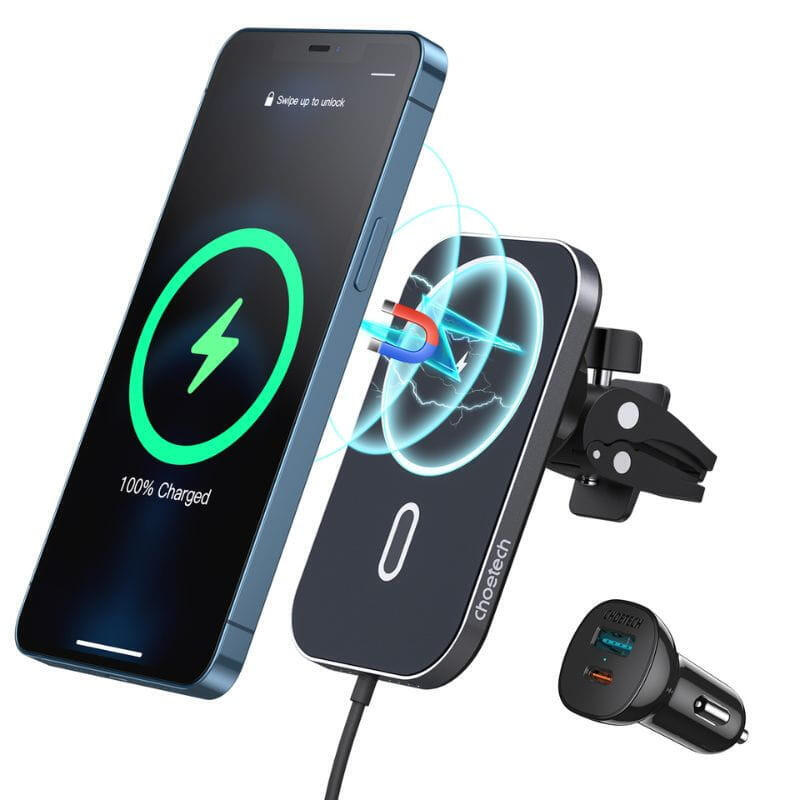 Ladowarka Indukcyjna Z Uchwytem Choetech T200-F (Czarna)