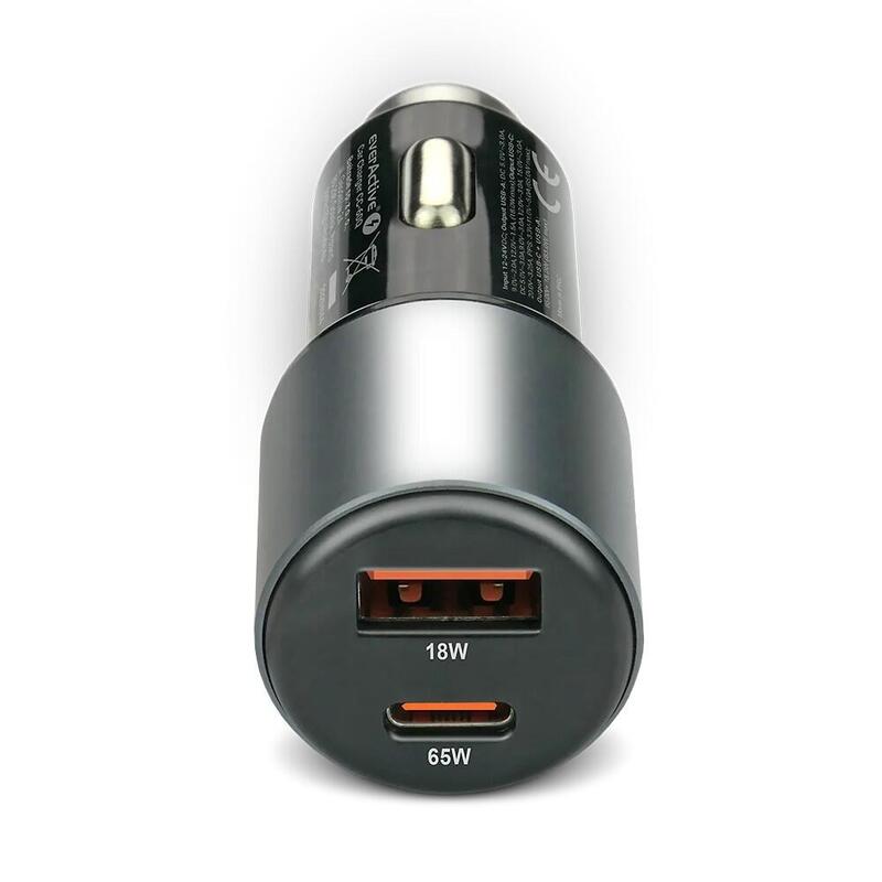 Ladowarka Samochodowa Cc-60q Qc3.0 83w 1x Usb + 1x Usb-C Pd Negro