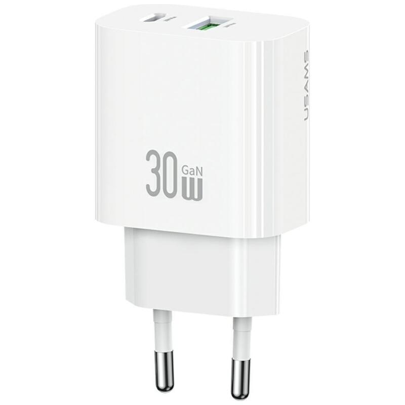 Ladowarka Sieciowa 30w 1xusb-C 1xusb-A Fast Charging Biala