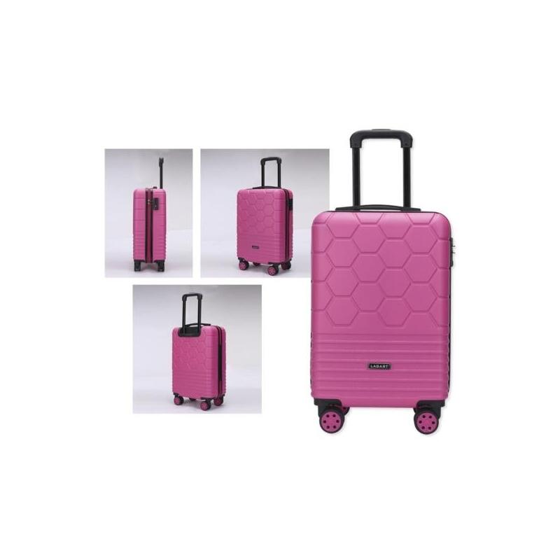Lagart Maleta Trolley De Cabina Rigida 20â 55x34x23.5cm - Cierre Tsa - Ruedas Dobles 360âº - Fucsia