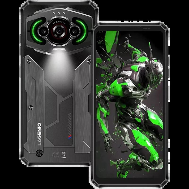 Lagenio Panther 1 8gb/256gb Negro Rugged