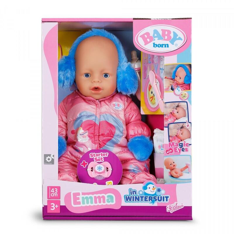 Lalka Baby Born Emma W Kombinezonie Zimowym 43 Cm
