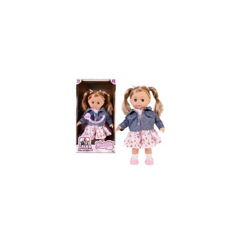 Lalka Natalia Mówi Po Polsku 39 Cm W Granatowej Kurtce