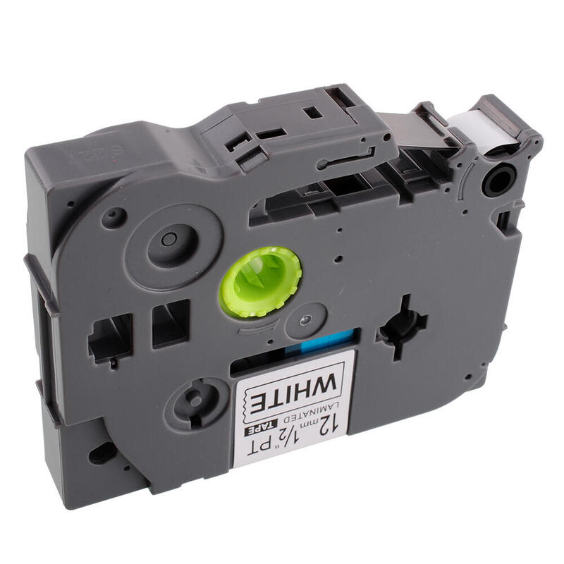 Laminado Negro-Amari 12mmx8m Brother Labe Tz-Fx631/Tze-Fx631