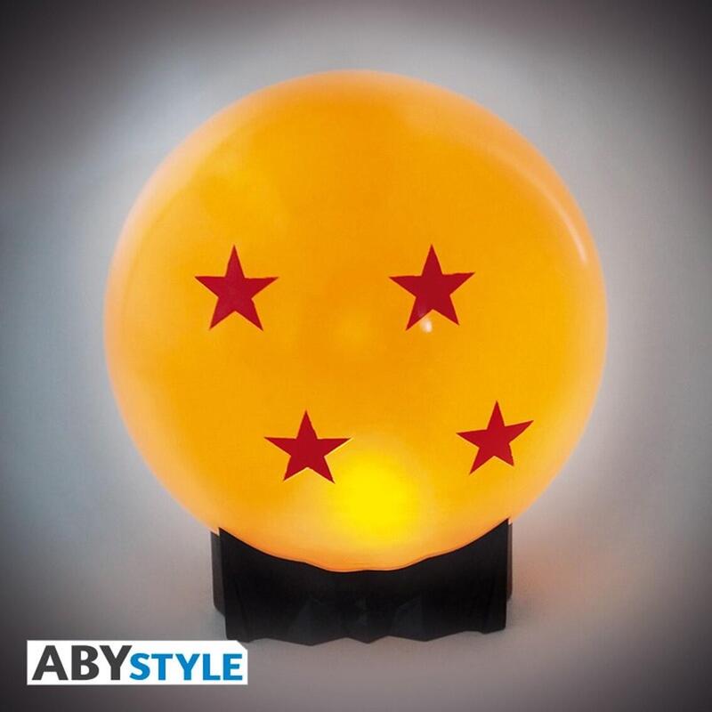 Lampara Abystyle Portátil Led Dragon Ball Bola De 4 Estrellas