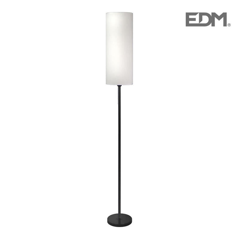 Lampara De Pie (Salon) Vintage E27 60w Color Negro Ø20x155cm