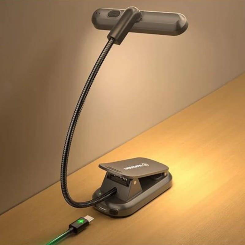 Lámpara Inalámbrica Glocusent Glcsnta2401 Clip Adaptable Usb Tipo-C 1000mah Plata