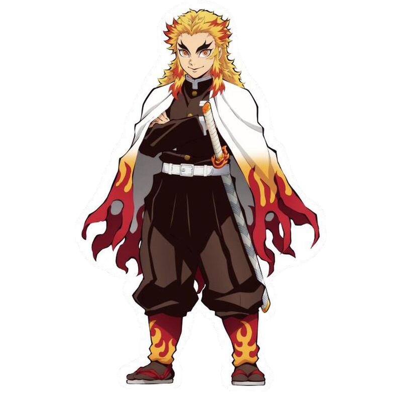 Lampara Neon Demon Slayer Kimetsu No Yaiba Rengoku 40 Cm