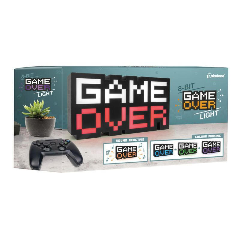 Lampara Paladone Videojuegos Game Over
