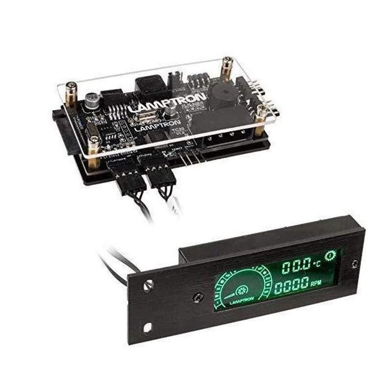 Lamptron Tc20 Pci Rgb-Ventilador Und Led-Controller - Negro