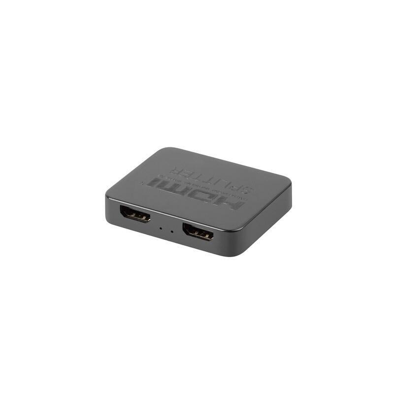 Lanberg Splitter Video Hdmi - 2x Hdmi 4k + Usb-C Port Black