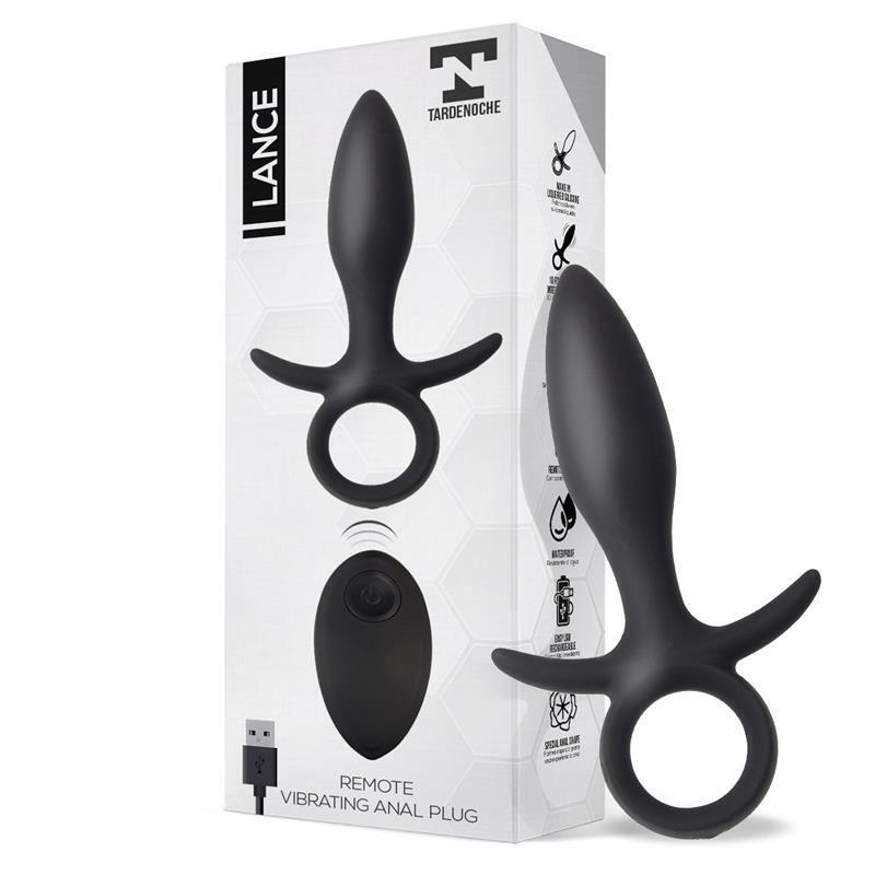 Lance Plug Anal Control Remoto Silicona Liquida Usb
