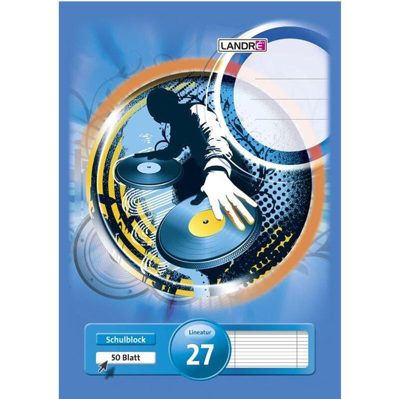 Landre Bloc Escolar A4 50 Hojas 70 G/Qm Lineatur 27