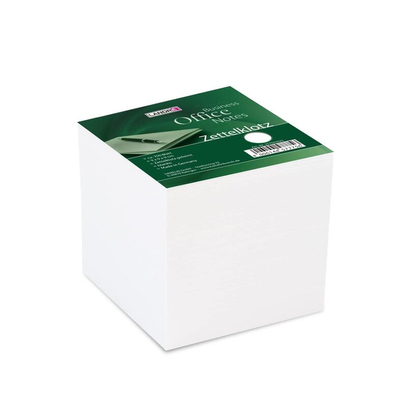 Landre Zettelklotz Geleimt 9x9 Cm Ca. 700 Hojas Blanco