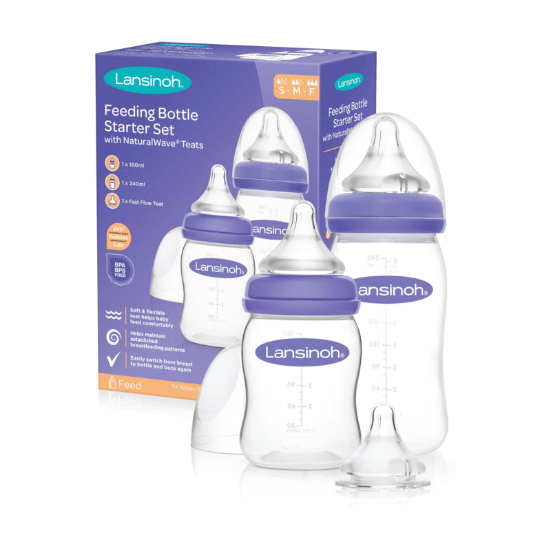 Lansinoh Feeding Bottle Starter Set, 160ml+240ml, 76310