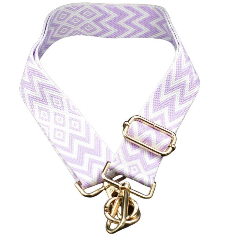 Lanyard Para Móvil Lavanda Y Blanco - Universal Con Tarjeta Para Todas Las Fundas