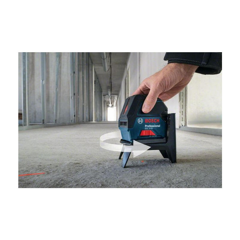 Láser Combinado Bosch Professional  Gcl 2-50 C Professional + Rm2 + Bt150, Láser De Líneas Cruzadas Azul/Negro, Líneas Láser Rojas, Con Soporte Y Trípode 0601066g02