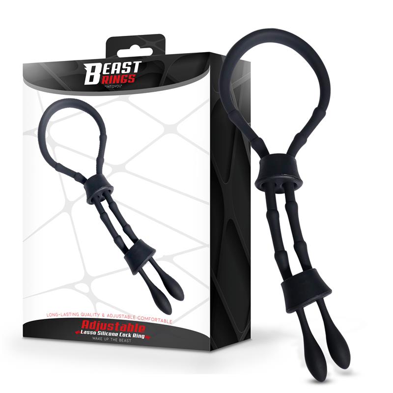 Lasso Anillo Para El Pene Silicona Ajustable