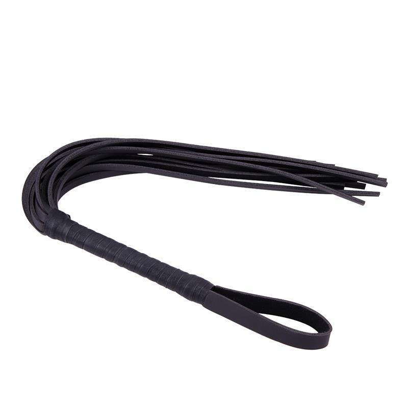 Látigo De Cuero 72 Cm Negro