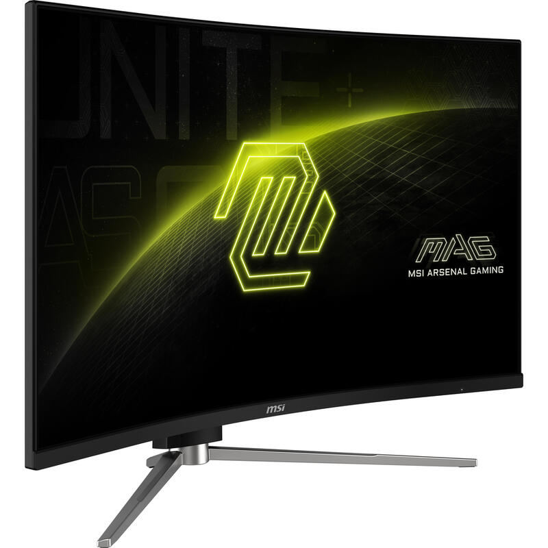 Lcd Monitor Msi Mag 325cqrf Qd E2 31.5" Gaming/Curved Panel Va 2560x1440 16:9 180 Hz 0.5 Ms Colour Black Mag325cqrfqde2