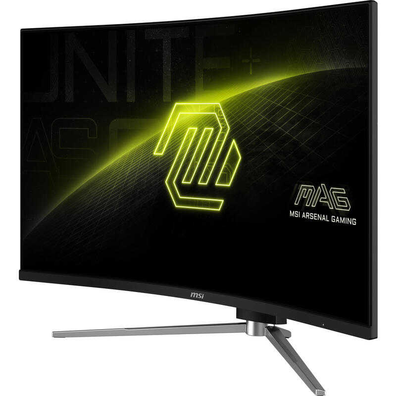 Lcd Monitor Msi Mag 325cqrf Qd E2 31.5" Gaming/Curved Panel Va 2560x1440 16:9 180 Hz 0.5 Ms Colour Black Mag325cqrfqde2