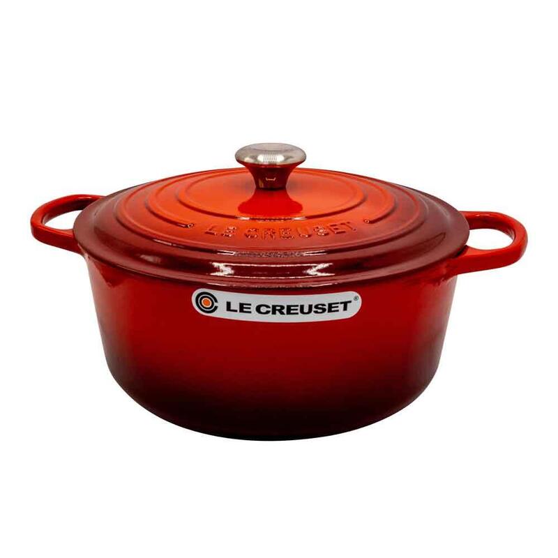 Le Creuset Bräter Sig Rund 30cm Kirschrot