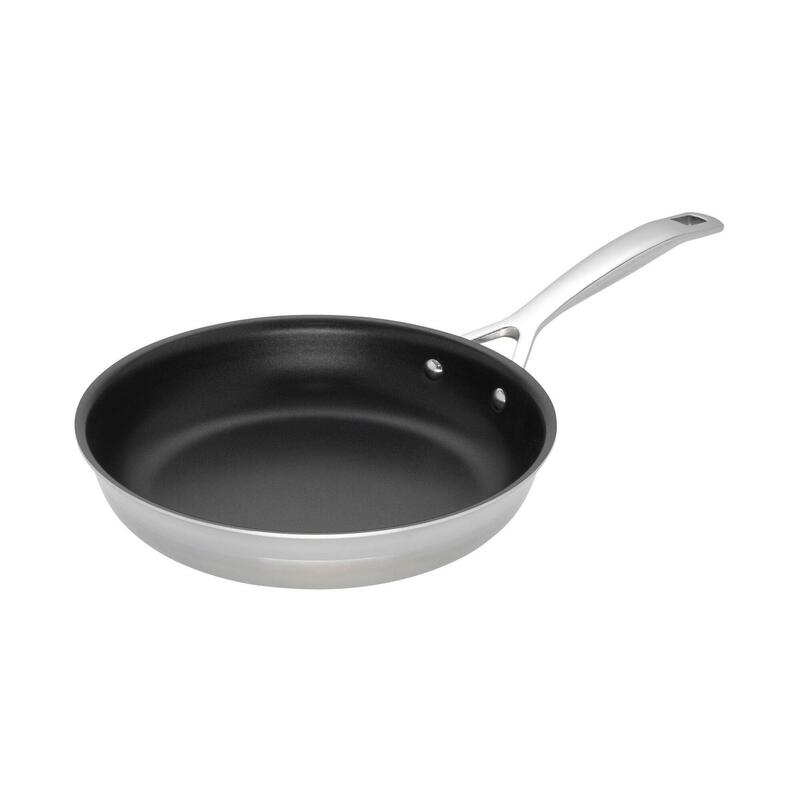 Le Creuset Frying Pan 3-Ply 3ply Non-Stick Nonstick 24cm Stainless Steel (96200224001000)