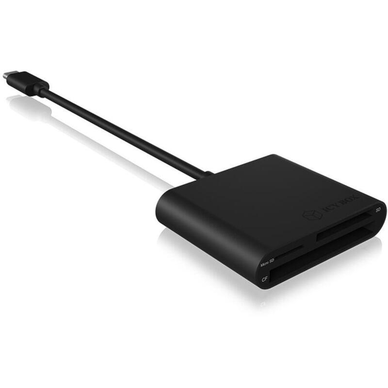 Lector De Tarjetas Externo Raidsonic Icybox Type-C Usb 3.0 Retail