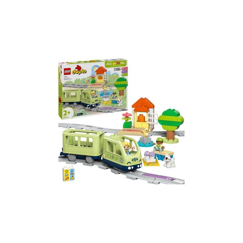 Lego 10427 Duplo Town Juguete De Construcción De Ferrocarriles De Aventura Interactiva   10427