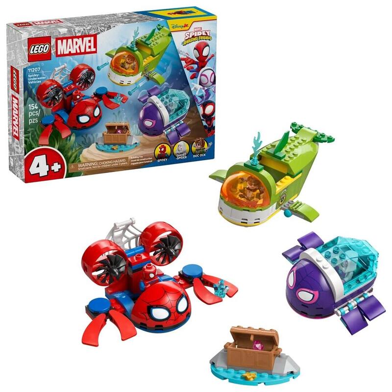 Lego 11207 Marvel Spidey Und Seine Super-Freunde Spidey: Unterwasserfahrzeuge 11207